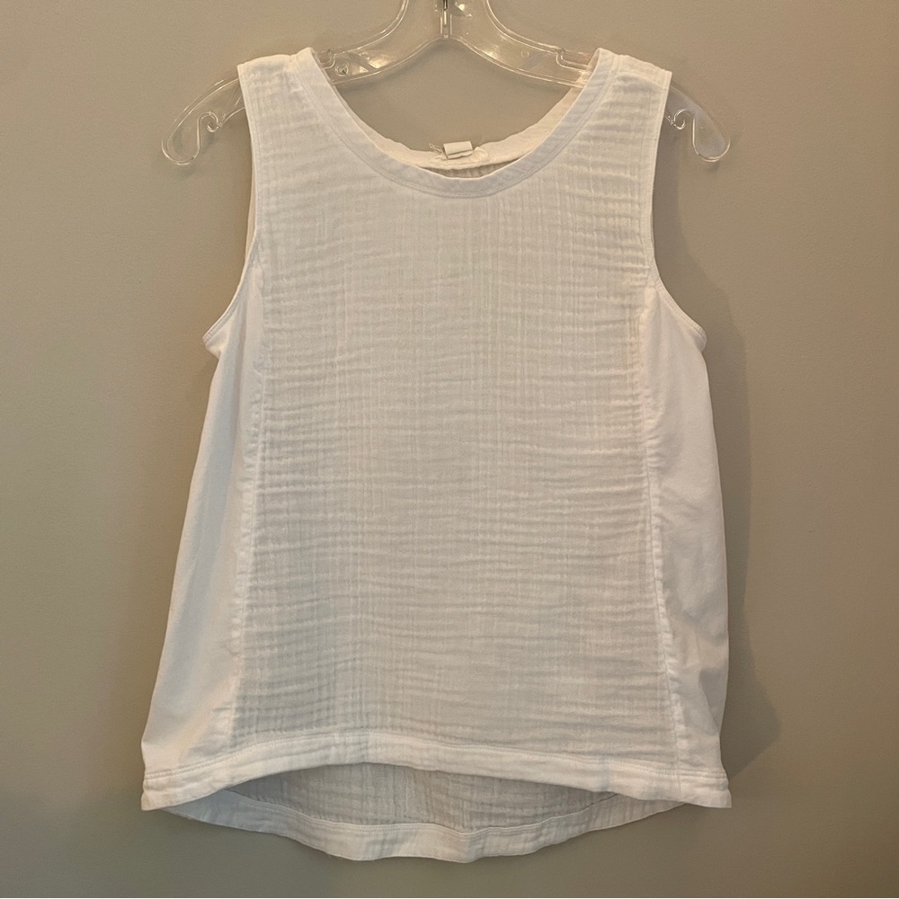 🤍 Loft Soft Linen and Cotton Blend Sleeveless Top